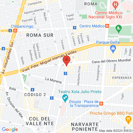 King’s Barbershop del Valle map