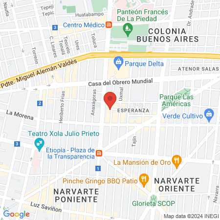 Calidad en Atención Dental map