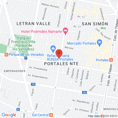 Azomalli cosmetologia y spa map