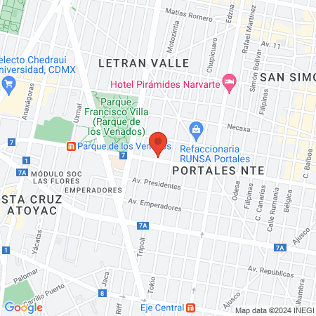 De.José Humberto Vázquez Sanders map