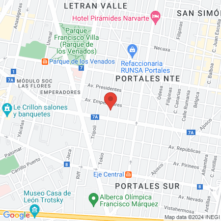 José Pablo Félix Espinoza Anestesiólogo Benito Juárez map