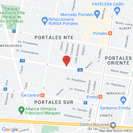 VETERINARIA LA LADY map