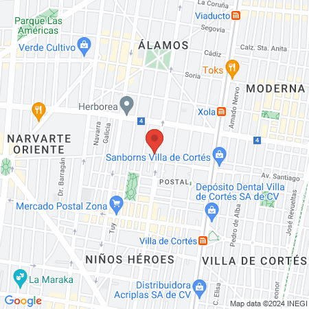 Bonita Nails & Hair. Isabel La Católica map