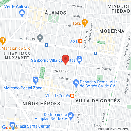 Arte Dental México map