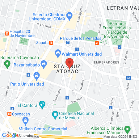 Extasia SPA &Terapia Integral map