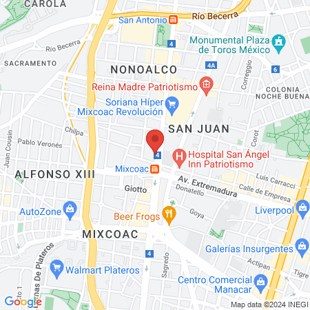 Corporativo Dental map