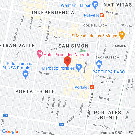 Salón de Belleza UNIsex map