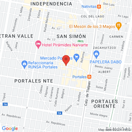 Martinez Perez Jose Jesus Dr map