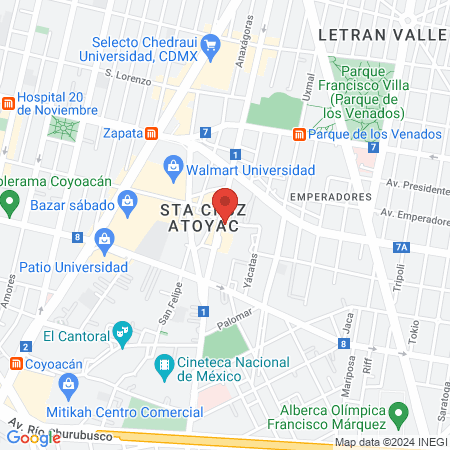 Brilos de México map