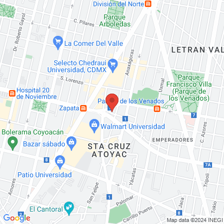 Dr Carlos Edudardo Rodriguez Briones map