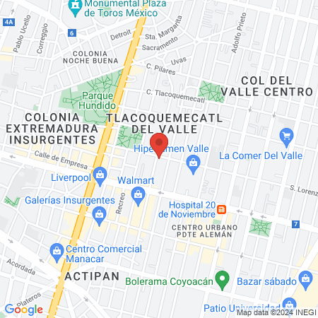 Centro Tratamiento de Violencia Sexual y Familiar A.C. map