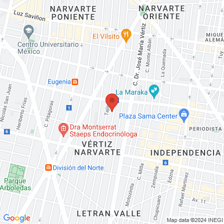 Estética Palace map