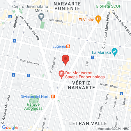 Barbería Markie's map