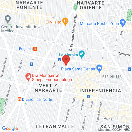 CONSULTORIO DENTAL Odontopycs map