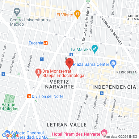 Patraca Garcia Octavio Jesus Dr map