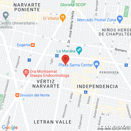 Mena Cedillos Carlos Alfredo Dr map