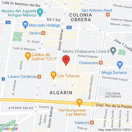 Log in Spa & Barber map