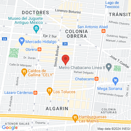 Barbería y salón LA MELENA LOCA map