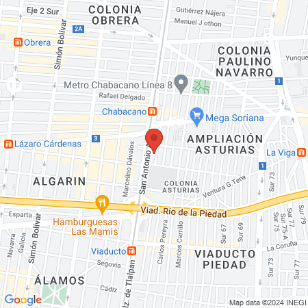 CENTRO DE BELLEZA Juzara & O map