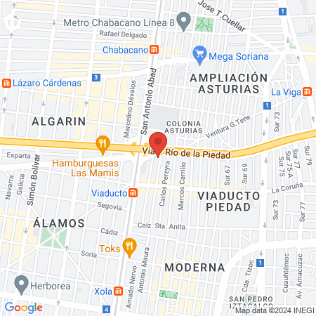 Atención dental Multidisciplinarias map