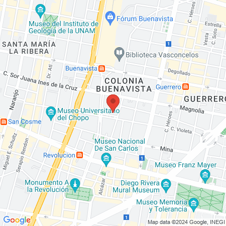 Ravens Natación México LGBTH map