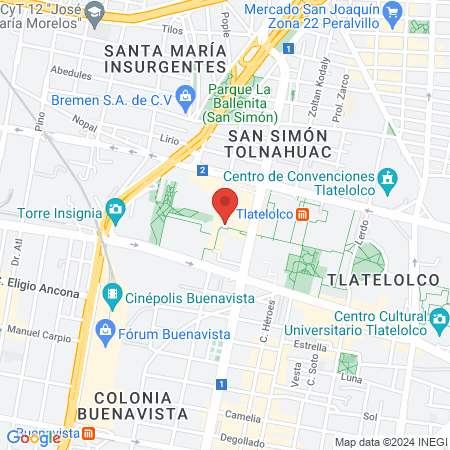 ISSSTE Clínica de Especialidades Dentales map