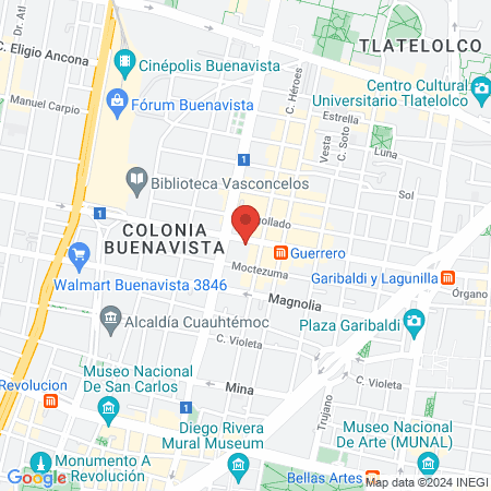 Dentis+a Guerrero map