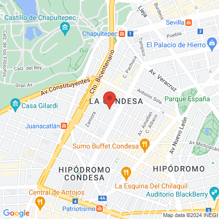 Rocio Pimentel Salon map