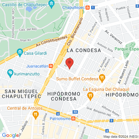 Sikh Center Mexico map