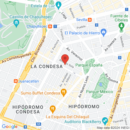 Diagnostico de Marcha y Movimiento Mexico map