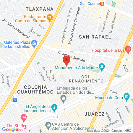 The Hood's Barber Shop map