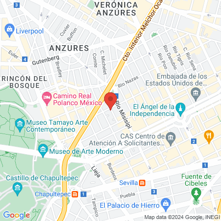 Amsterdam Barbería - Sucursal Río Panuco map