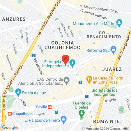 dentalia Corporativo HSBC map