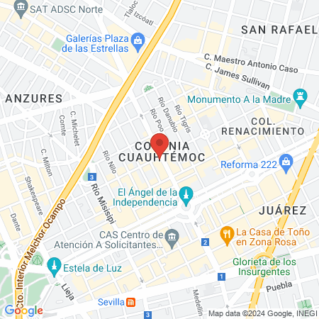 HS Clinical Center map