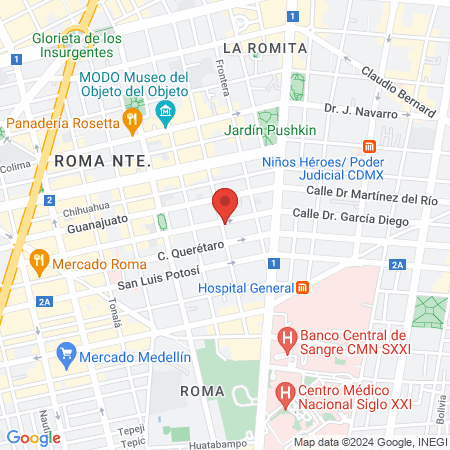 Clinica Dental Zacatecas map