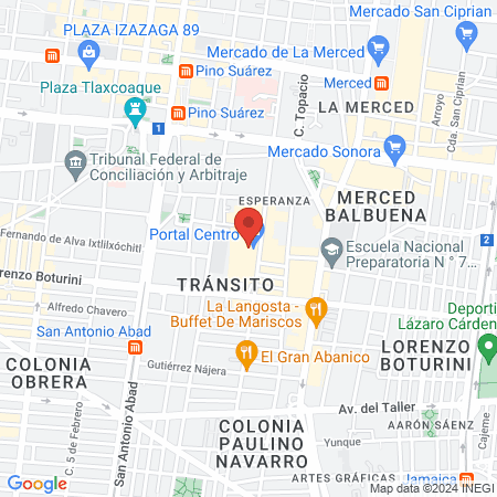 Pestañas y Uñas map