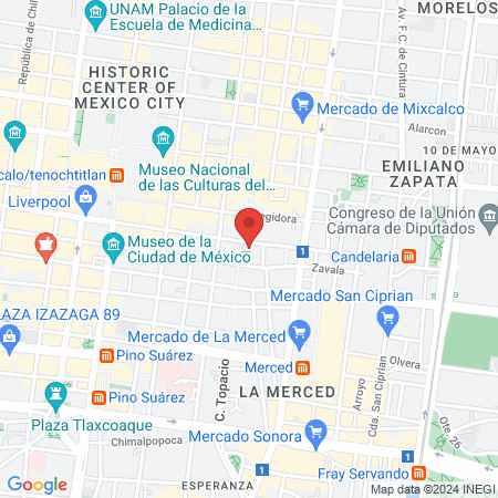 Stylist Mexico todo para SPA map