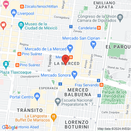 Gynecology Coyoacan map