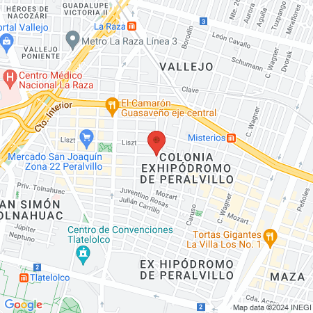 Rodriguez Acar Myrna Del Carmen Dermatólogo Cuauhtémoc map