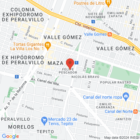 Paraíso Tropican map