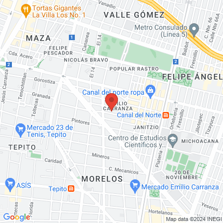 Clínica Dental del Razo map