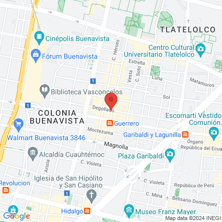 Salón de Belleza Lilo Magic map