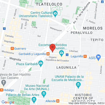 AMERIKA BARBERIA ESTETICA map