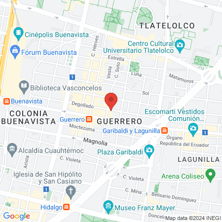 dental Gurrero map