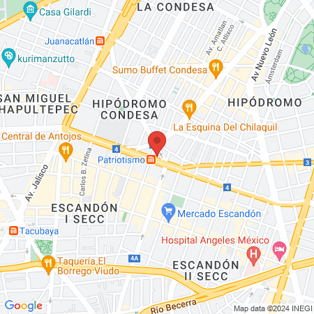EVA HQ CDMX map
