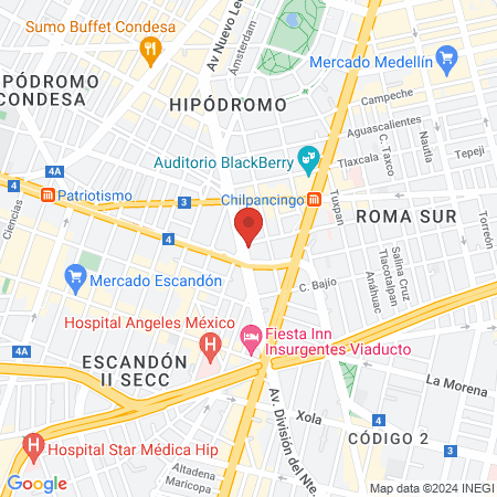 RCE Fisioterapia map