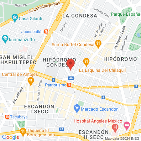 Eye Care Hospital de Oftalmología Veterinaria Condesa map