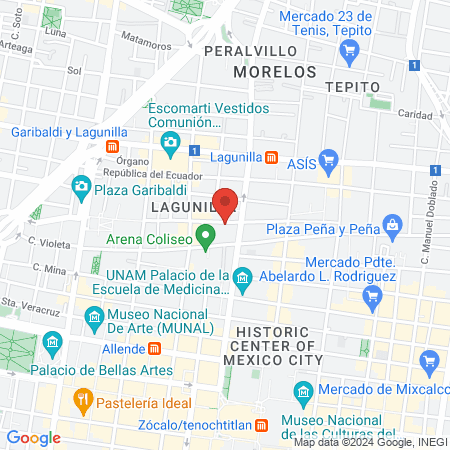 Velasco Ramirez Jessica A. map