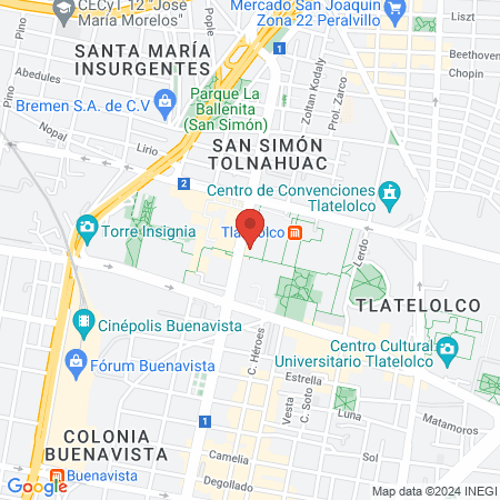 Dr. Víctor Israel Gamiño Sabagh map