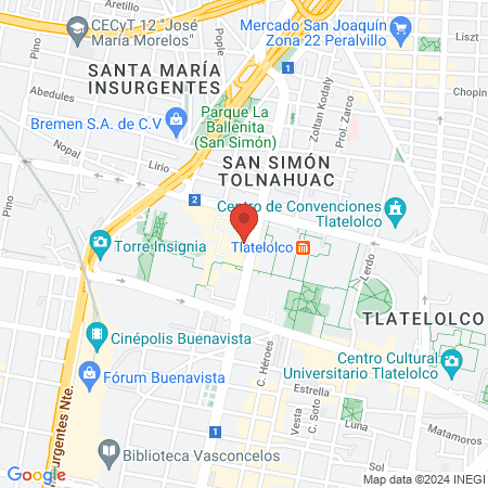 Servicio Médico Veterinario map